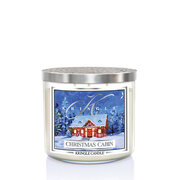 Kringle Candle TUMBLER Christmas Cabin 3 kanócos illatgyertya (411g)