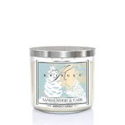 Kringle Candle TUMBLER Sandalwood & Cade 3 kanócos illatgyertya (411g)