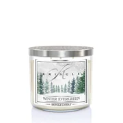 Kringle Candle TUMBLER Winter Evergreen 3 kanócos illatgyertya (411g)