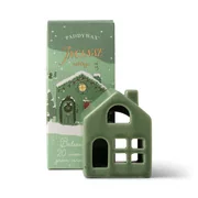 Paddywax Incense Holliday Village Ceramic - zöld ház 20 tömjéntoboz számára - Balsam & Fir