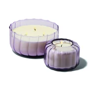 Paddywax RIPPLE sózott írisz illatú gyertya üvegedényben 4,5 uncia/128 g
