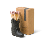 Paddywax NASVILLE COWBOY gyufatartó + gyufa 25 db - fekete