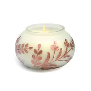 Paddywax CYPRESS & FIR illatgyertya díszített üvegtartályban 9,oz/255g