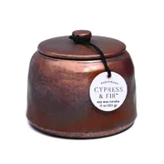 Paddywax CYPRESS & FIR illatgyertya bronz kerámia tartályban 9,oz/255g