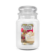 Country Candle White Chocolate Cheesecake nagy 2 kanócos illatgyertya (737 g)