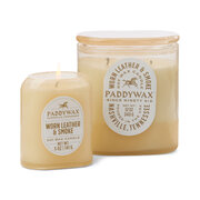 Paddywax Vista Worn Leather & Smoke illatgyertya 5 uncia/142g