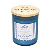 Paddywax COASTAL kókuszhéj illatgyertya üvegtokban, fa fedéllel 8oz/226g