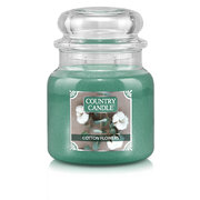Country Candle Cotton Flowers közepes 2 kanócos illatgyertya (510g)