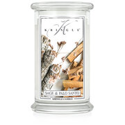 Kringle Candle Sage & Palo Santo nagy 2 kanócos illatgyertya (624 g)