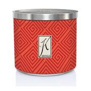 Kringle Candle TUMBLER Bourbon Apple & Oud 3 kanócos illatgyertya (411g)