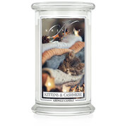 Kringle Candle Kittens & Cashmere nagy 2 kanócos illatgyertya (624 g)