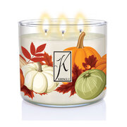 Kringle Candle TUMBLER Sós juhar tök 3 kanócos illatgyertya (411g)