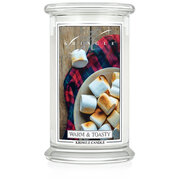 Kringle Candle Warm & Toasty nagy 2 kanócos illatgyertya (624 g)