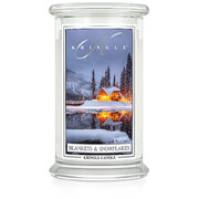 Kringle Candle Blankets & Snowflakes nagy 2 kanócos illatgyertya (624 g)
