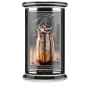Kringle Candle Reserve Caramel, Cocoa & Toasted Fluff nagy, két kanócú illatgyertya (624 g)