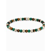 Thomas Sabo A2183-468-7-L19 Unisex Bead Armband in Erd- und Grüntönen