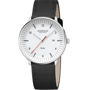 Mondaine MLE.41910.LBV Mens Watch Doppio Solar 41mm 5ATM 
