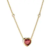 Thomas Sabo KE2365-414-10-L50V Necklace Heart Pendant Elyndra Gold-plated Ladies