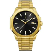 Paul Rich PR-46703 Mens Watch Mercer Goldline Black 40,50 mm 5ATM  