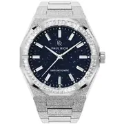 Paul Rich PR-46706 Mens Watch Moissanite Frosted Star Dust II Silver 43mm 5ATM 