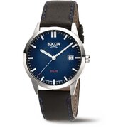 Boccia 3673-01 Mens Watch Titanium Solar 39mm 5ATM 