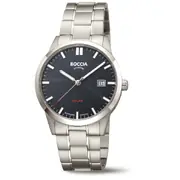 Boccia 3673-02 Mens Watch Titanium Solar 39mm 5ATM 
