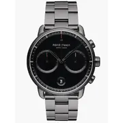 Nordgreen PI42GM3LGUBL Mens Watch Pioneer Chronograph 42mm 10ATM 