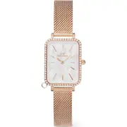 Daniel Wellington DW00100748 Ladies Watch Quadro Charm Bezel 26mm 3ATM