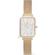 Daniel Wellington DW00100749 Ladies Watch Quadro Charm Bezel 26mm 3ATM