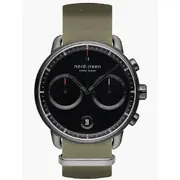 Nordgreen PI42GMNYAGBL Mens Watch Pioneer Chronograph 42mm 10ATM