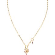 Ania Haie NST048-15 Necklace Flower Power Pink + 3-Pendant Set