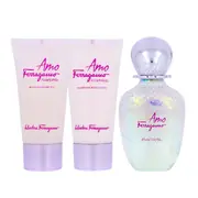 Ferragamo Amo Ferragamo Flowerful Ajándékszettek Eau de Toilette 50ml + Tusfürdő 50ml + Testápoló 50ml