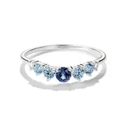 Thomas Sabo TR2551-166-1-54 Ring with Blue Stones for Women