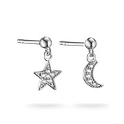 Thomas Sabo H2374-051-14 Moon and Star Stud Earrings Women