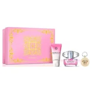 Versace Bright Crystal Ajándékszett, Eau de Toilette 90ml + Body Milk 100ml + kulcstartó