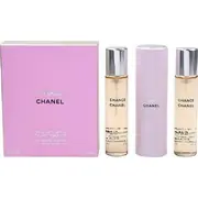 Chanel Chance - utántölthető Eau de Toilette, 3x20ml (1x refillabel+ 2x refill)