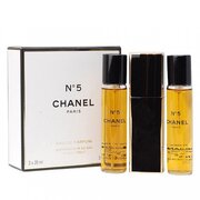 Chanel No.5 Eau de Parfum, 3x20ml (1x tölthető + 2x töltet)