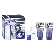 Mexx Life Is Now for Him Ajándékszett, Eau de Toilette 50ml + SG 2 x 50ml 