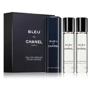 Chanel Bleu de Chanel Eau de Parfum, 3x20ml (1x tölthető+ 2x töltet)