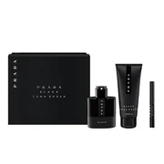 Prada Luna Rossa Black Ajándékszett, Eau de Parfum 100ml + Eau de Parfum 10ml + tusfürdő 100ml