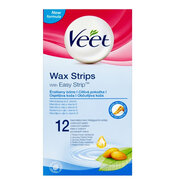 Cold wax strips for sensitive skin 12 pcs