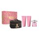 Versace Bright Crystal Ajándékszett, Eau de Toilette 90ml + Body Milk 100ml + tusfürdő 100 ml + táska