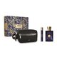 Versace Dylan Blue Ajándékszett Eau de Toilette 100ml + Eau de Toilette 10ml + kozmetikai táska