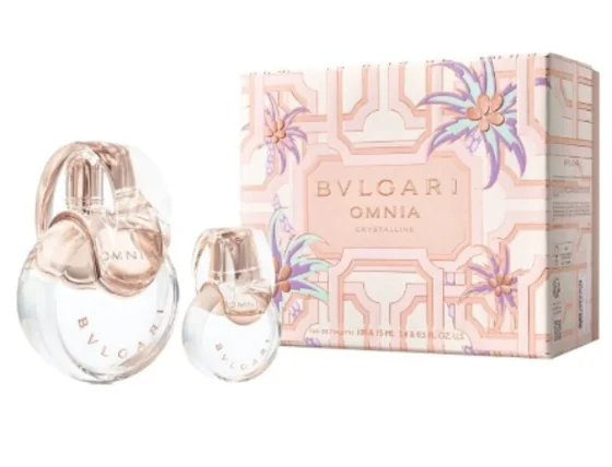 Bvlgari omnia crystalline darčeková sada, toaletná voda 100ml + toaletná voda 15ml - Bvlgari Omnia Crystalline sada