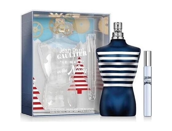 Jean paul gaultier le male in the navy darčeková sada, toaletná voda 200ml + toaletná voda 10ml - Jean Paul Gaultier Le Male In The Navy Darčeková sada, Toaletná voda 200ml + Toaletná voda 10ml