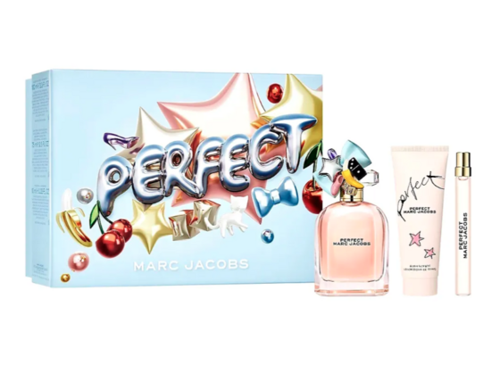 Marc jacobs perfect darčeková sada, parfumovaná voda 100ml + telové mlieko 75ml + parfumovaná voda 10ml - Marc Jacobs Perfect Darčeková sada, Parfumovaná voda 100ml + Telové mlieko 75ml + Parfumovaná voda 10ml