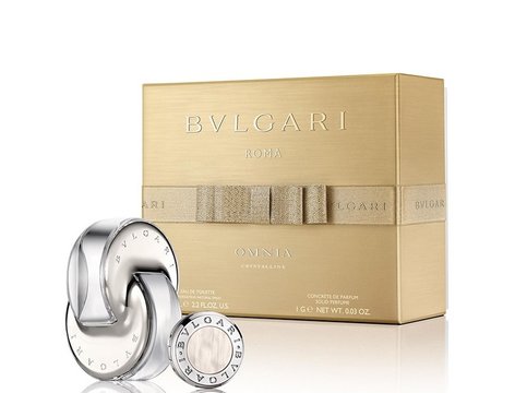 Bvlgari Omnia Crystalline Ajandekszett Eau de Toilette 65ml kremparfum 1g