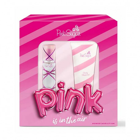 Aquolina Pink Sugar Ajándékszett, Eau de toilette 100ml + body lotion 250ml