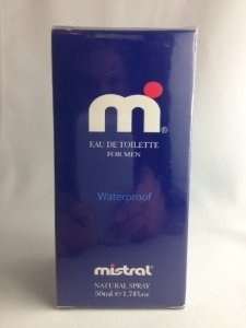 Mistral Waterproof for Man Eau de Toilette, 50ml