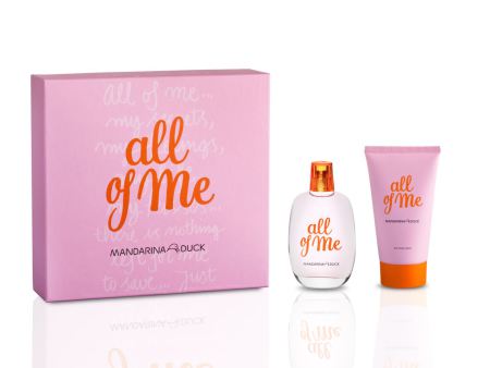 Mandarina Duck All of Me for Her Ajándékszett, Eau de Toilette 100ml + Body Milk 150ml